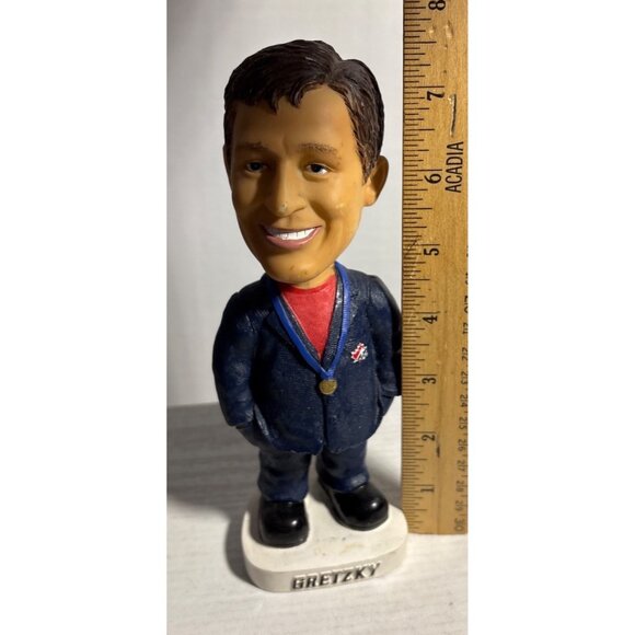 Bobble Dobbles Wayne Gretzky Team Canada 2002 Gold Medal Bobblehead Figure NHL - Picture 8 of 9